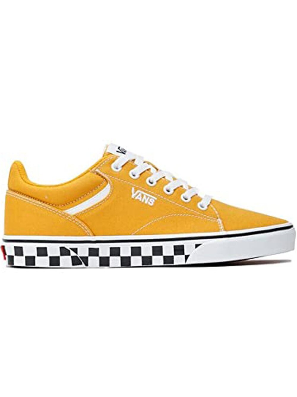 Vans Seldan Checker Sidewall Sneaker in Yellow - NWT sz 12
